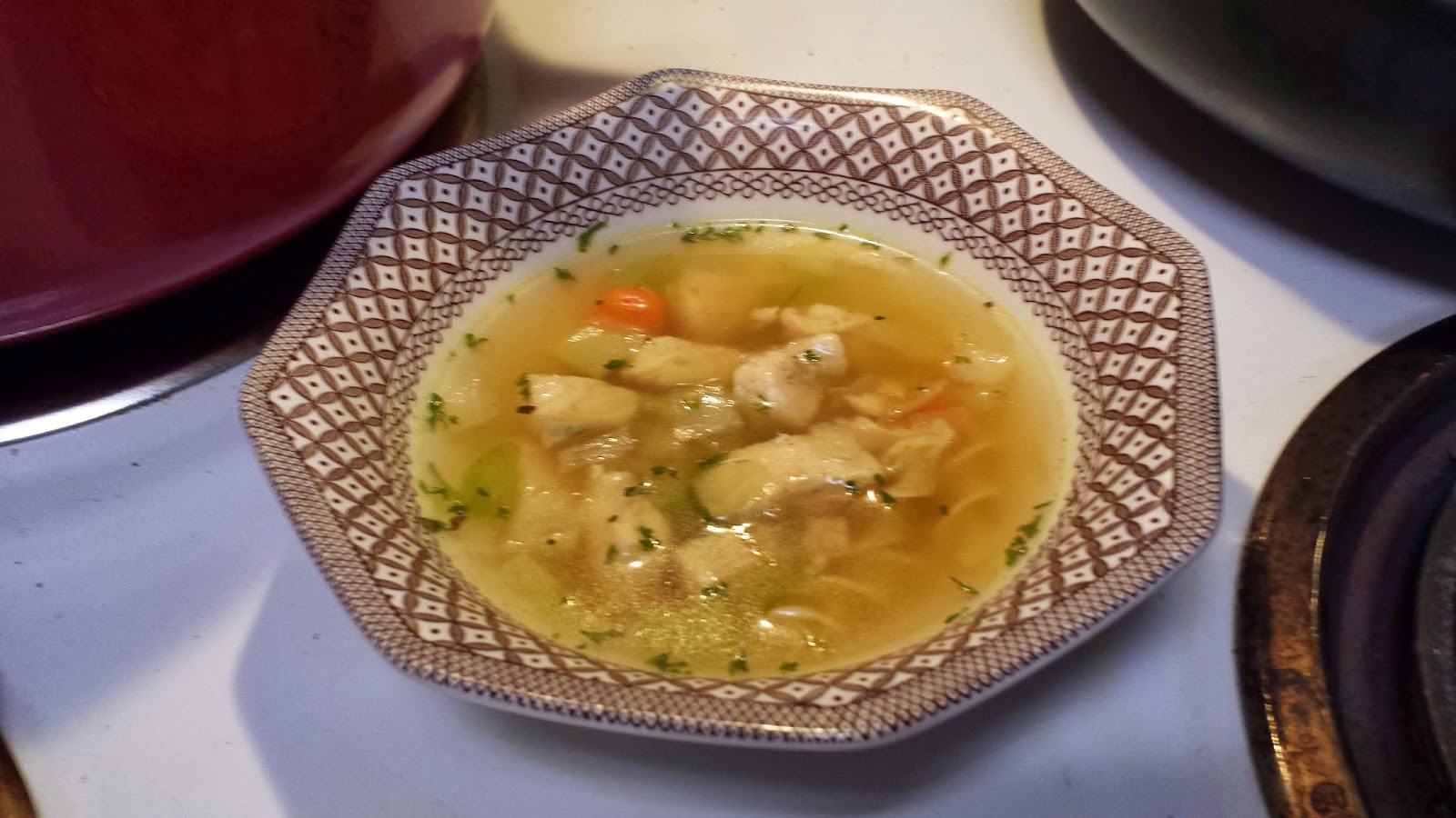 Nana's Chicken Noodle Soup - Three Teas Kitchen