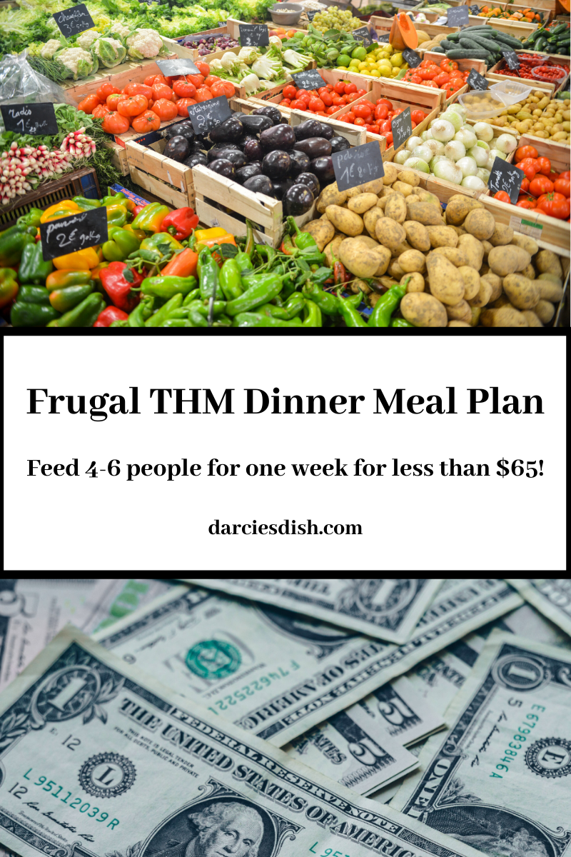 Frugal Trim Healthy Mama Meal Plan ($65 for 4-6 People) - Darcie's Dish